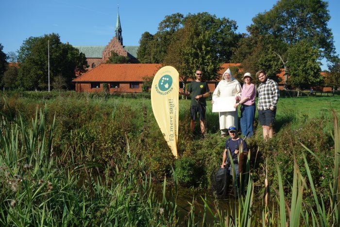 Munkenes enge og vandløb i Løgumkloster i Sønderjylland skal genskabes, som de var for 850 år siden med støtte fra Naturfonden.